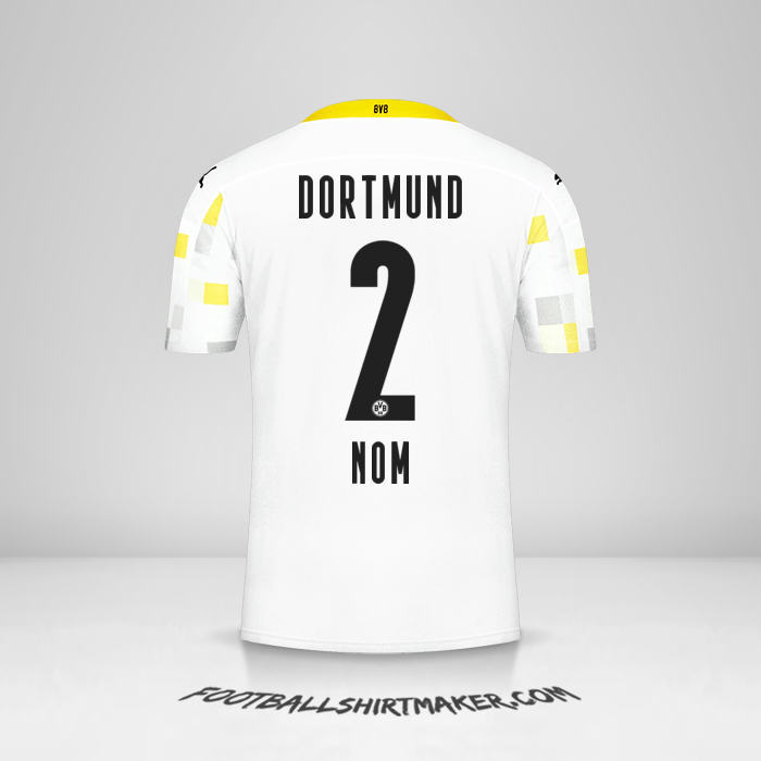 Maillot Borussia Dortmund 2020/21 Troisième -  nom - 2