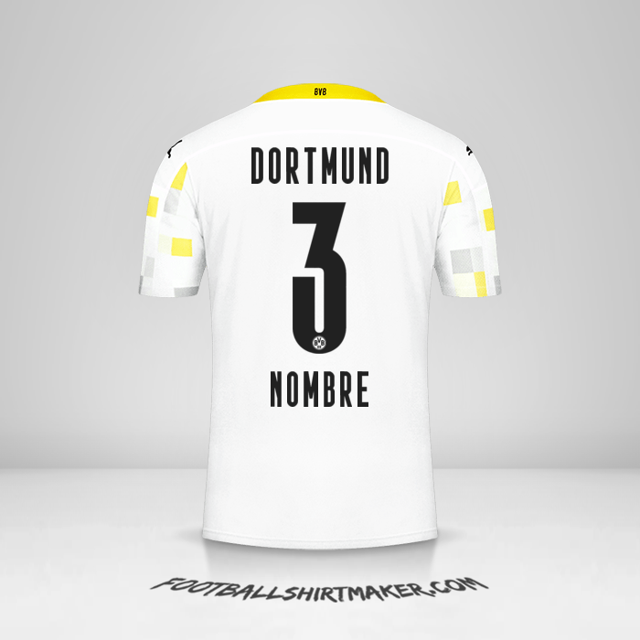 Camiseta Borussia Dortmund 2020/21 Tercera -  nombre - 3