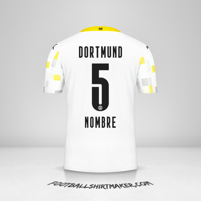 Jersey Borussia Dortmund 2020/21 Tercera -  nombre - 5