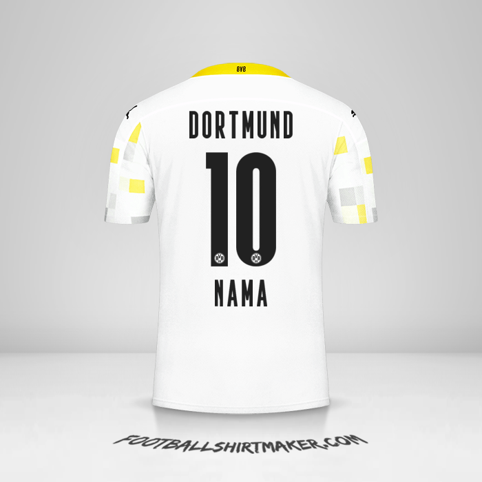 Jersey Borussia Dortmund 2020/21 Ketiga -  nama - 10