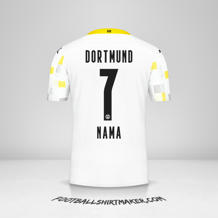 Jersey Borussia Dortmund 2020/21 Ketiga -  nama - 7