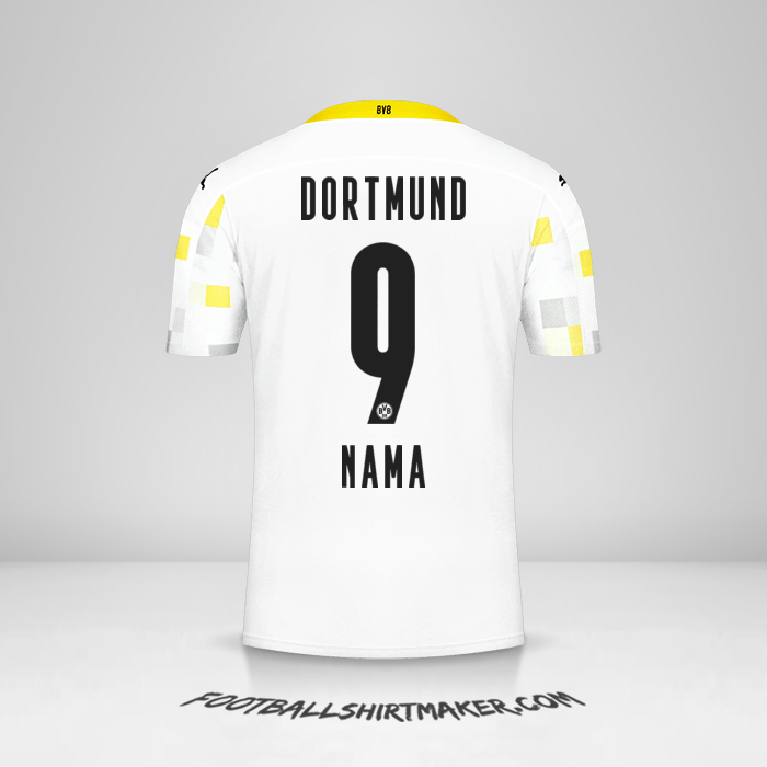 Jersey Borussia Dortmund 2020/21 Ketiga -  nama - 9
