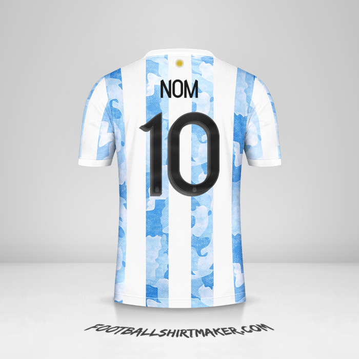 Maillot Argentine 2021 -  nom - 10