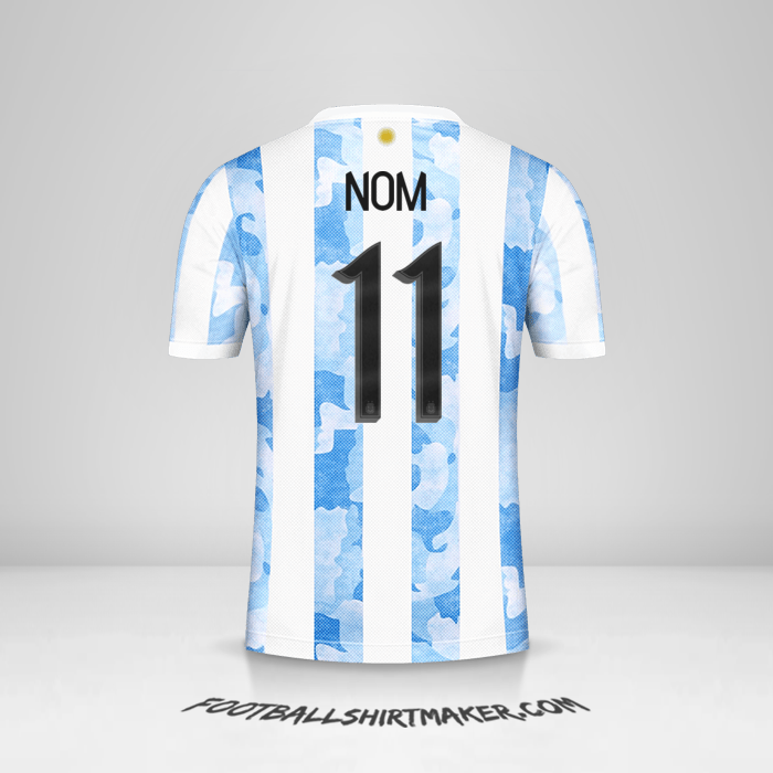 Maillot Argentine 2021 -  nom - 11