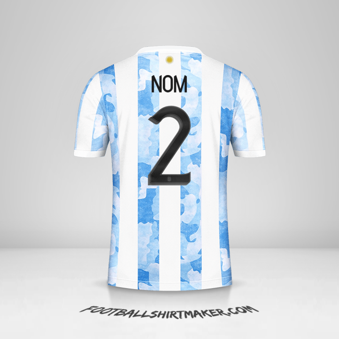 Maillot Argentine 2021 -  nom - 2