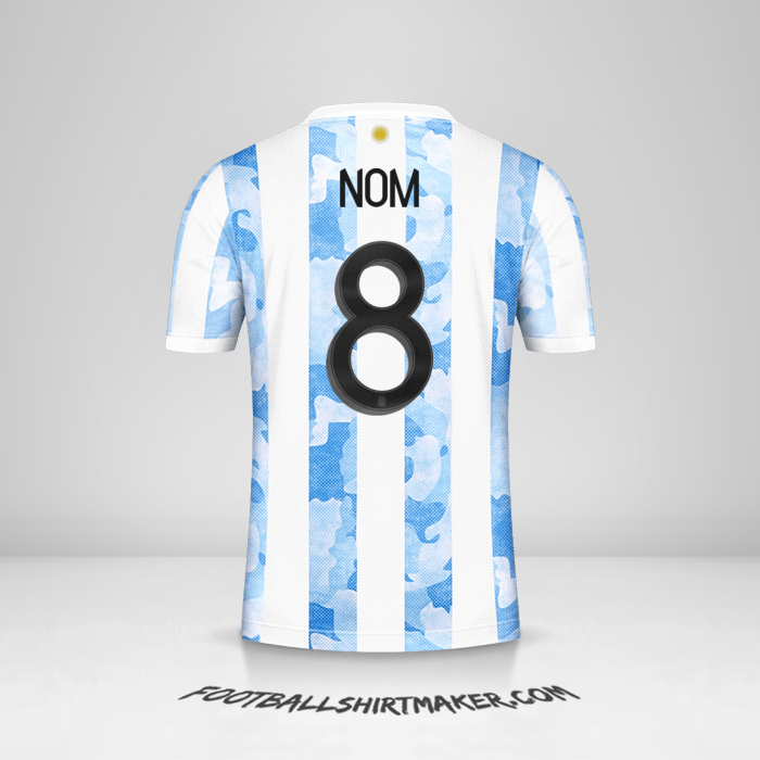 Maillot Argentine 2021 -  nom - 8