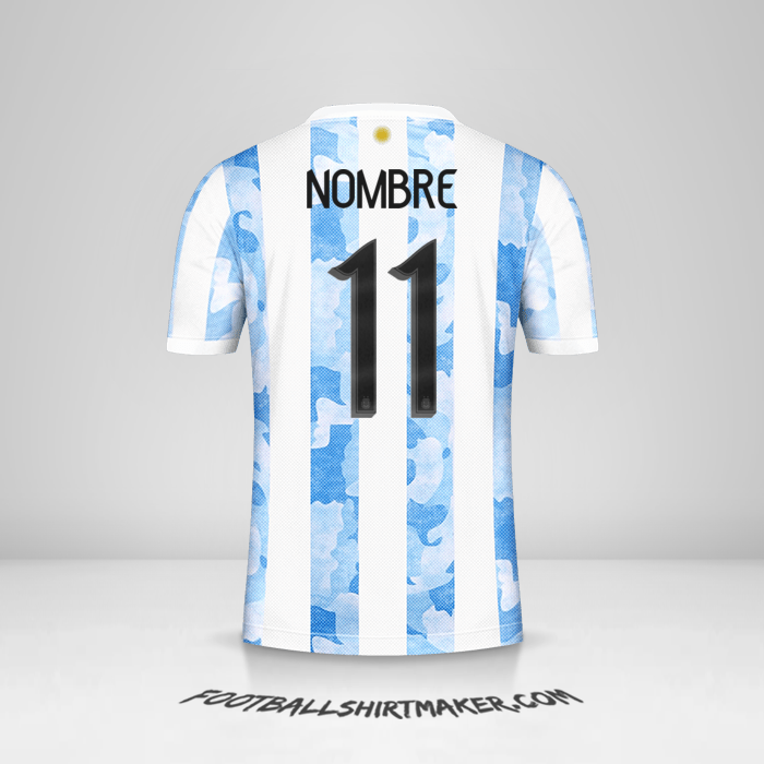 Jersey Argentina 2021 -  nombre - 11