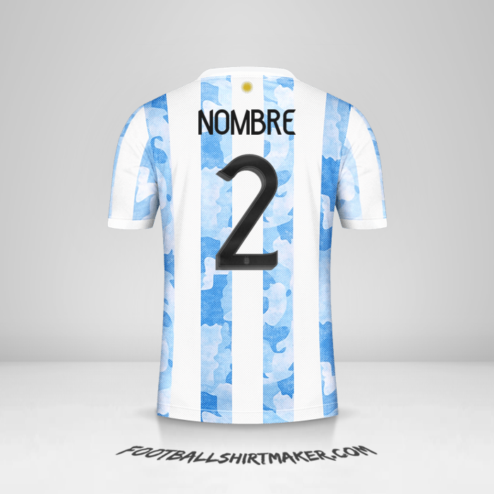 Jersey Argentina 2021 -  nombre - 2