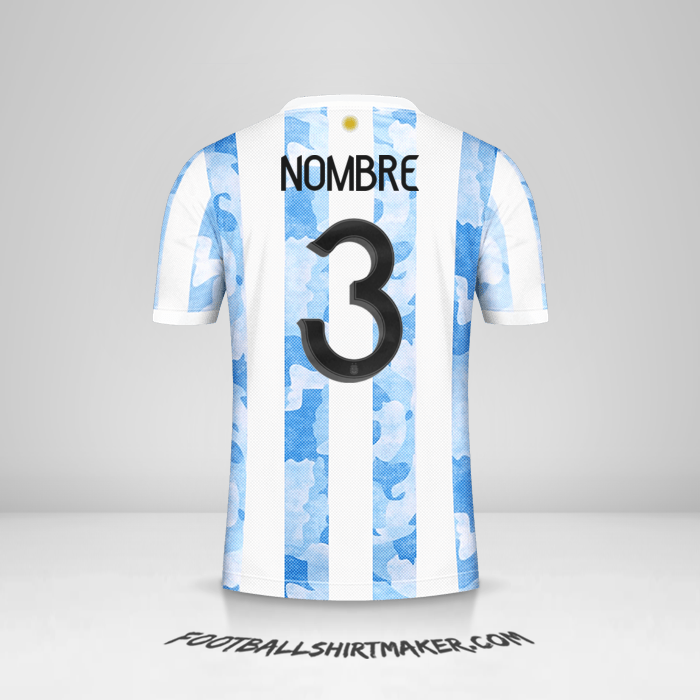 Camiseta Argentina 2021 -  nombre - 3