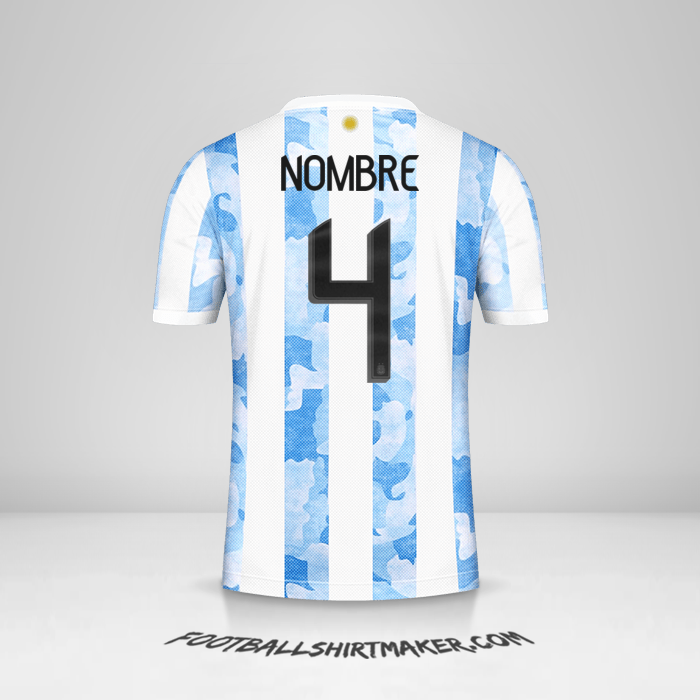 Camiseta Argentina 2021 -  nombre - 4