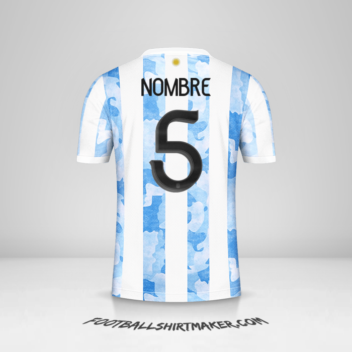 Camiseta Argentina 2021 -  nombre - 5