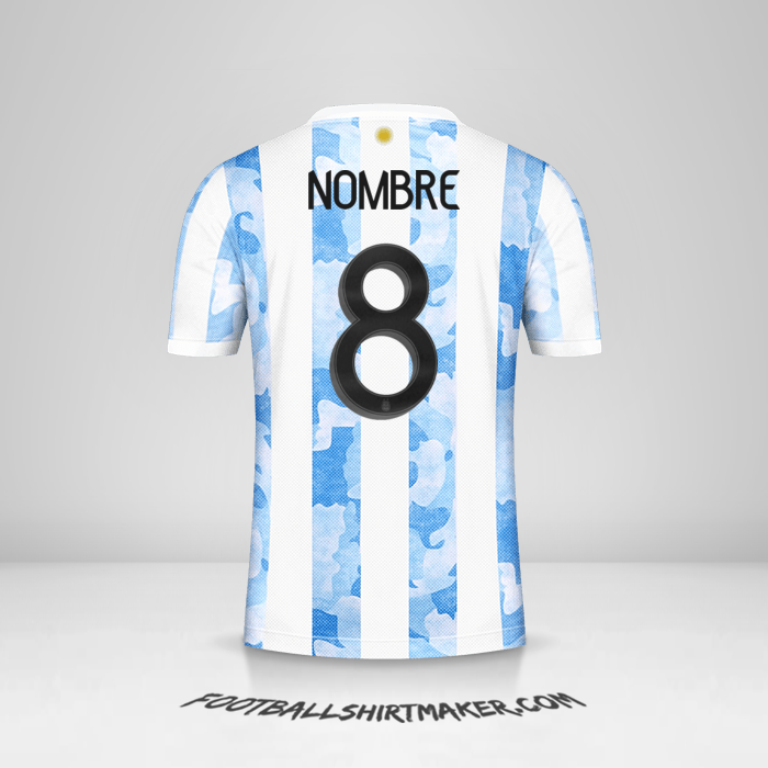 Jersey Argentina 2021 -  nombre - 8