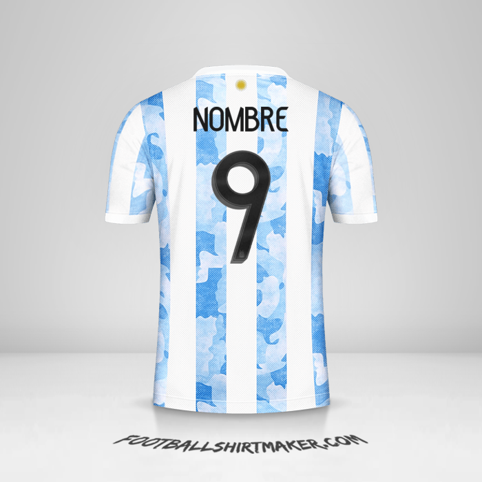 Camiseta Argentina 2021 -  nombre - 9