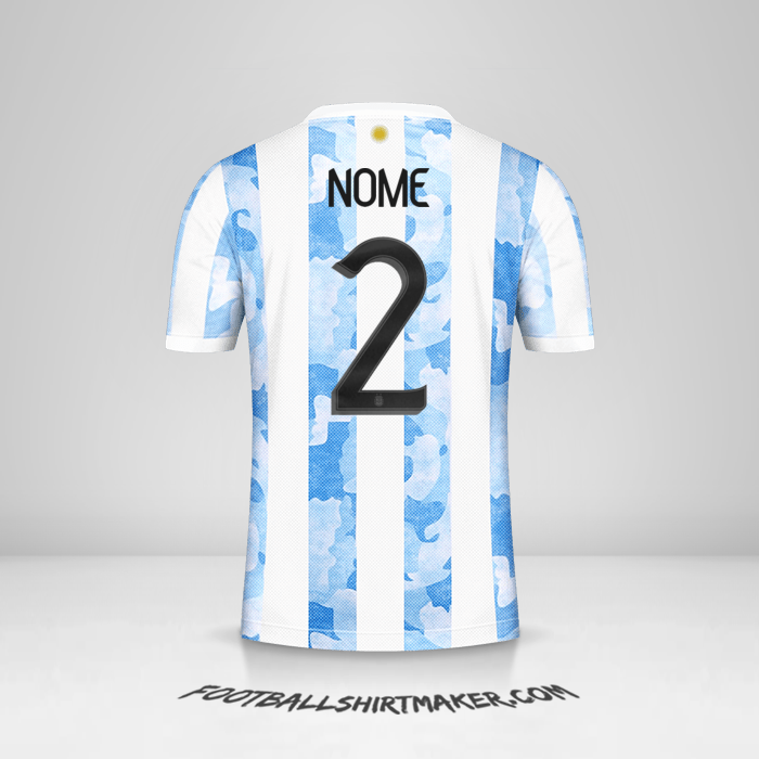 Camisa Argentina 2021 -  nome - 2