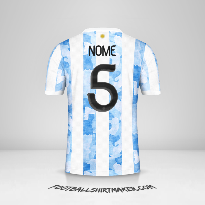Camisola Argentina 2021 -  nome - 5
