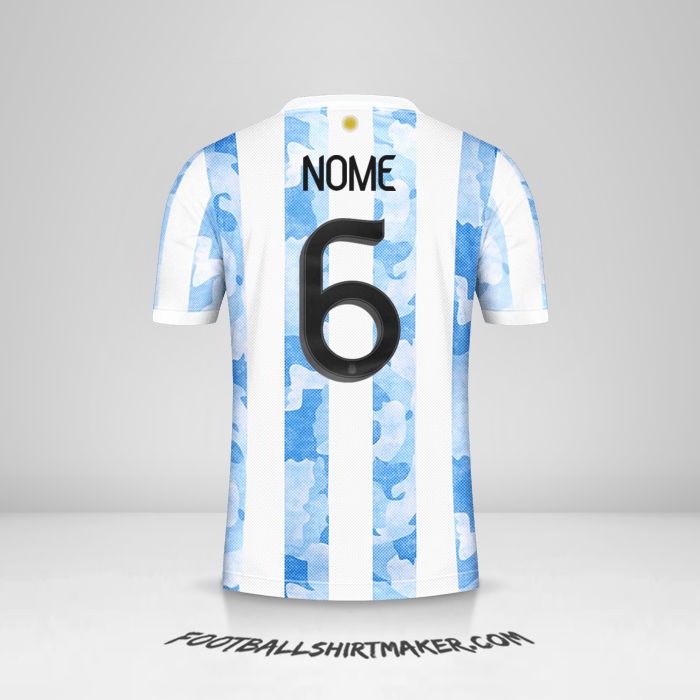 Camisola Argentina 2021 -  nome - 6