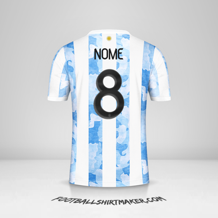 Camisola Argentina 2021 -  nome - 8