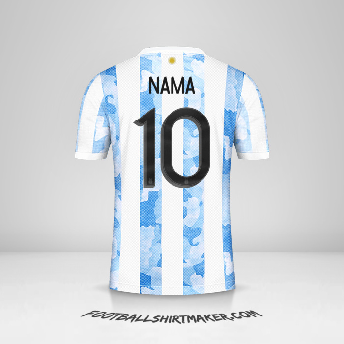 Jersey Argentina 2021 -  nama - 10