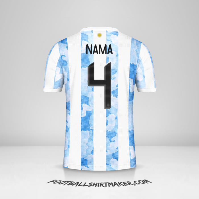 Jersey Argentina 2021 -  nama - 4