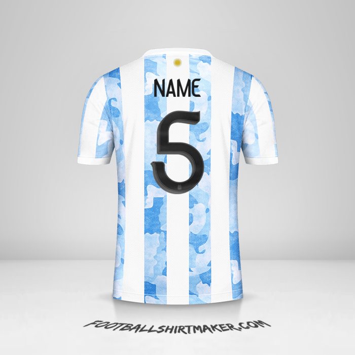 Shirt Argentina 2021 -  name - 5