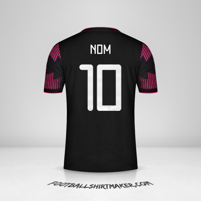 Maillot Mexique 2021 -  nom - 10