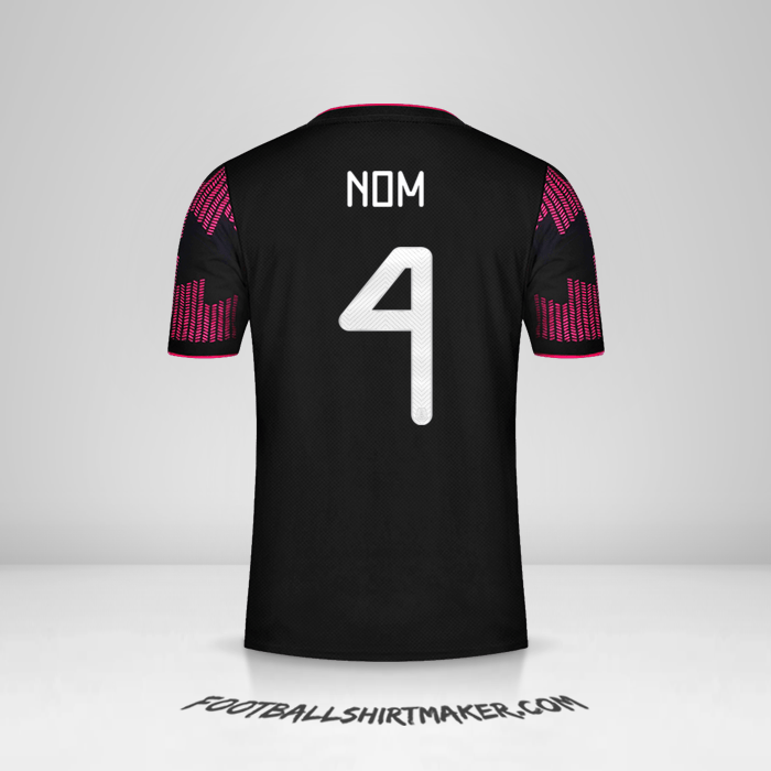 Maillot Mexique 2021 -  nom - 4