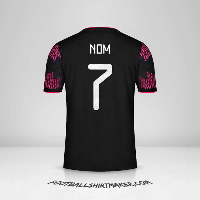 Maillot Mexique 2021 -  nom - 7