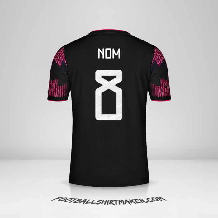 Maillot Mexique 2021 -  nom - 8