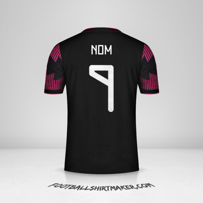 Maillot Mexique 2021 -  nom - 9
