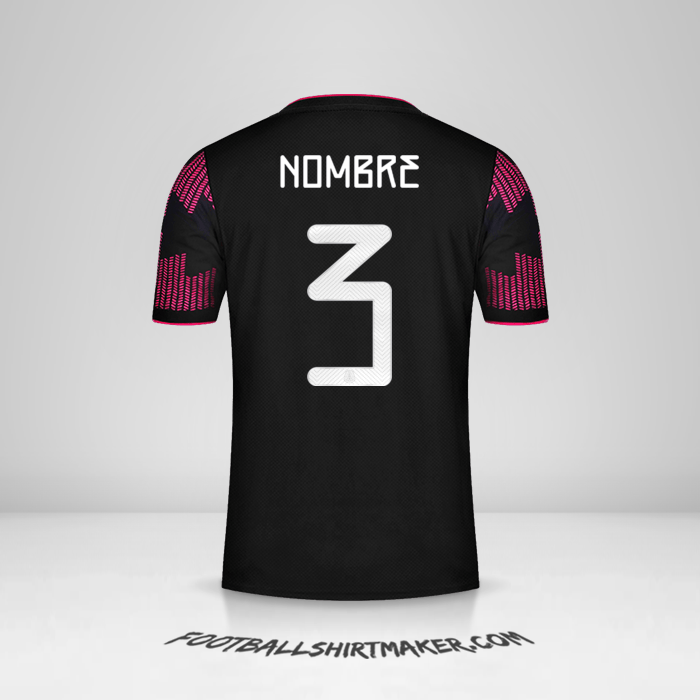 Jersey Mexico 2021 -  nombre - 3
