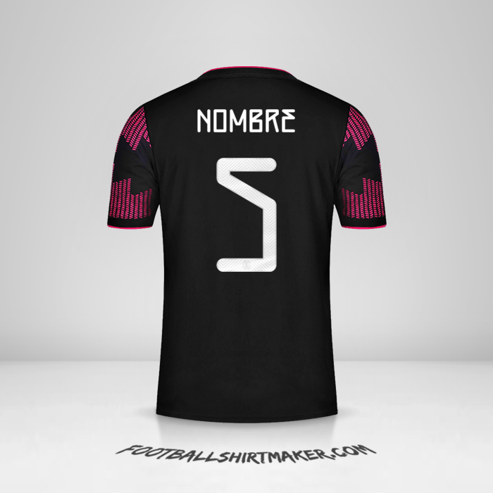 Jersey Mexico 2021 -  nombre - 5