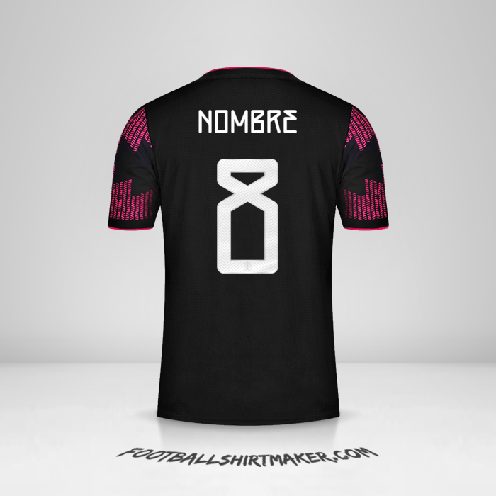 Jersey Mexico 2021 -  nombre - 8
