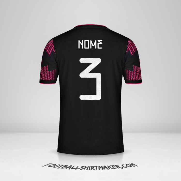 Camisa México 2021 -  nome - 3