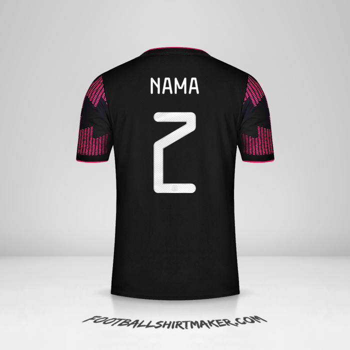 Jersey Meksiko 2021 -  nama - 2