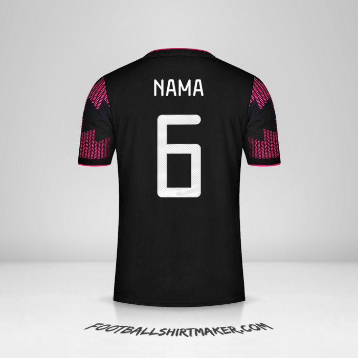Jersey Meksiko 2021 -  nama - 6
