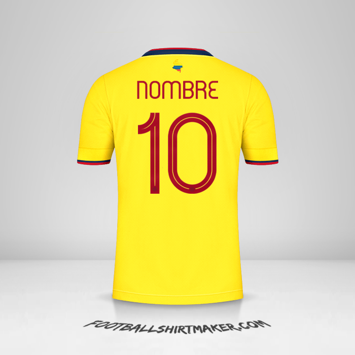 Jersey Colombia 2021 -  nombre - 10
