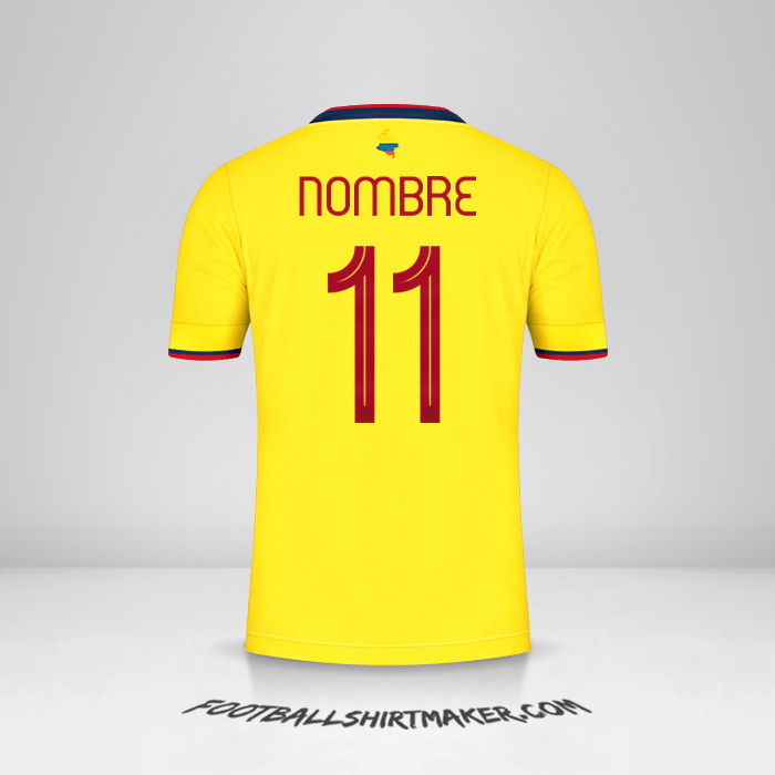 Jersey Colombia 2021 -  nombre - 11