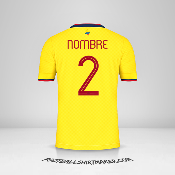 Camiseta Colombia 2021 -  nombre - 2