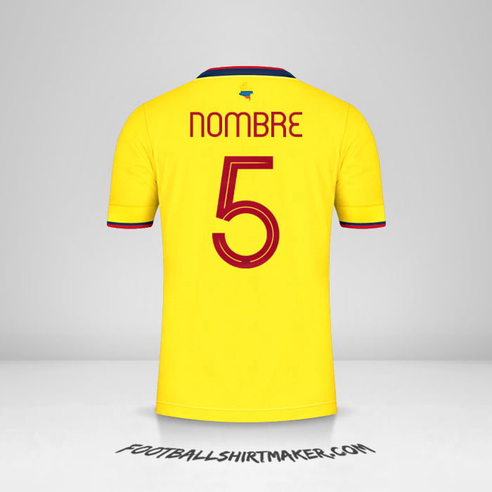 Jersey Colombia 2021 -  nombre - 5