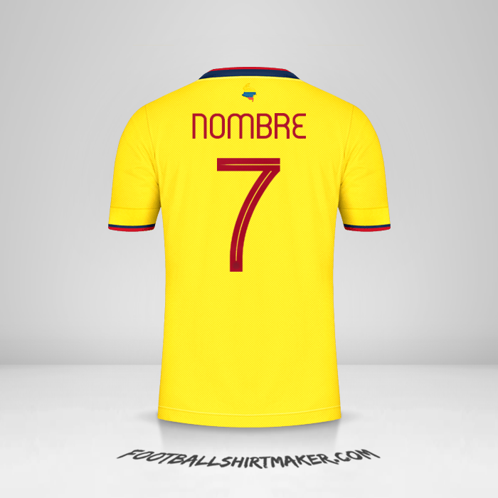 Jersey Colombia 2021 -  nombre - 7