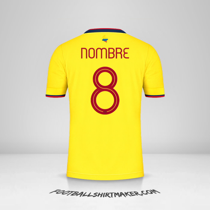 Jersey Colombia 2021 -  nombre - 8