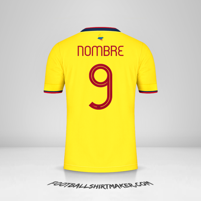 Jersey Colombia 2021 -  nombre - 9