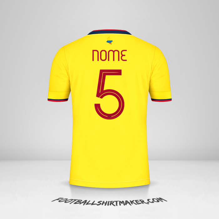 Camisa Colômbia 2021 -  nome - 5