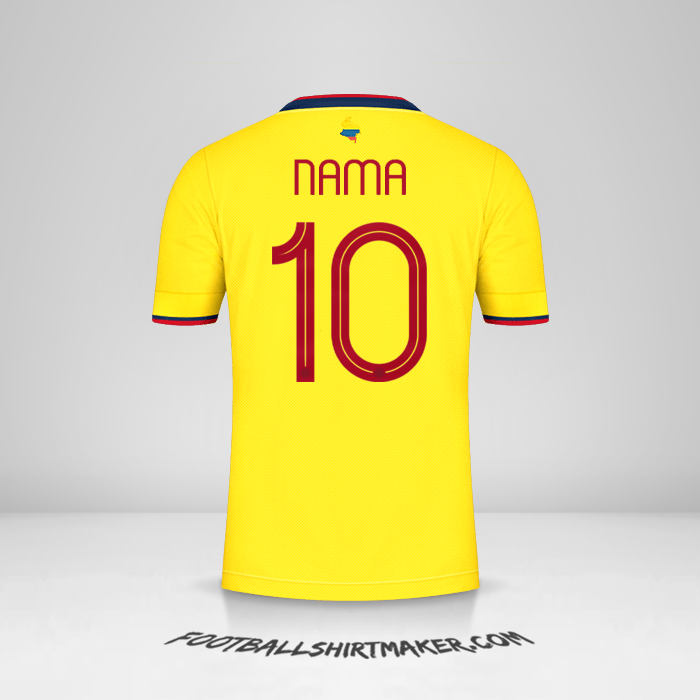 Jersey Kolombia 2021 -  nama - 10