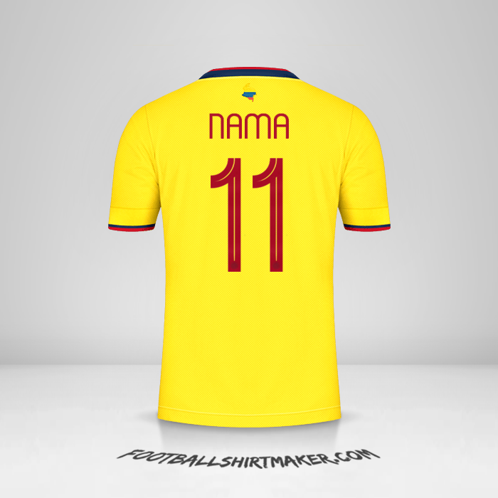 Jersey Kolombia 2021 -  nama - 11