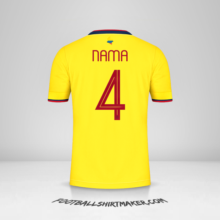Jersey Kolombia 2021 -  nama - 4
