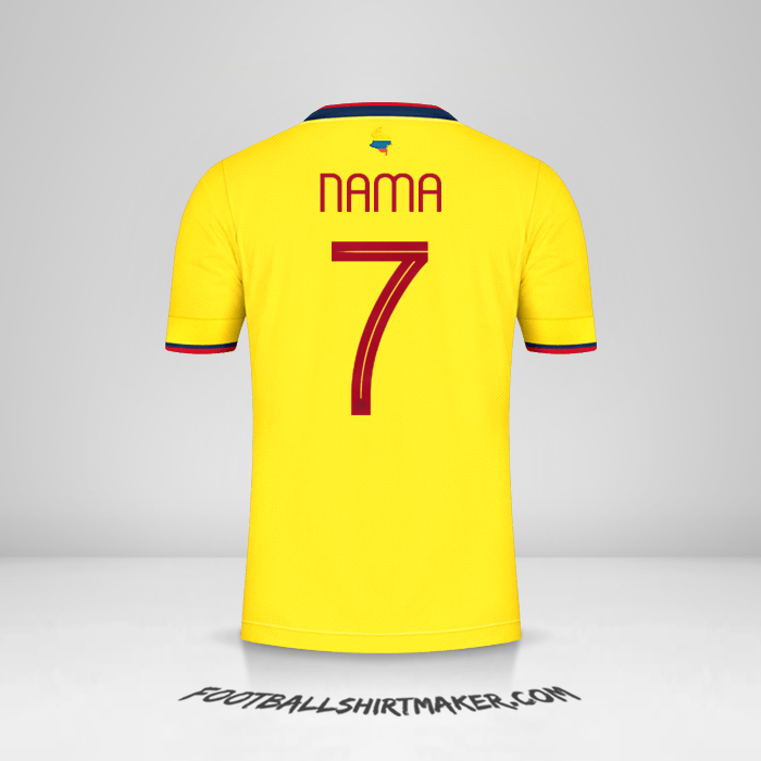 Jersey Kolombia 2021 -  nama - 7