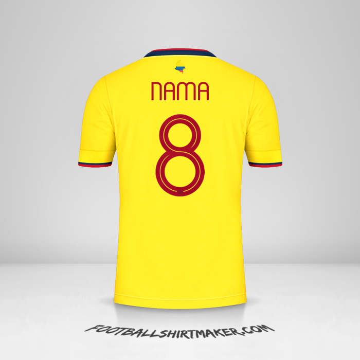 Jersey Kolombia 2021 -  nama - 8