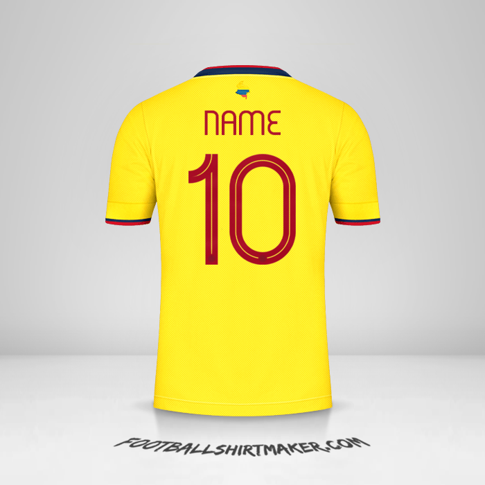 Shirt Colombia 2021 -  name - 10