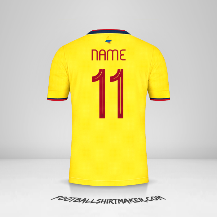Shirt Colombia 2021 -  name - 11